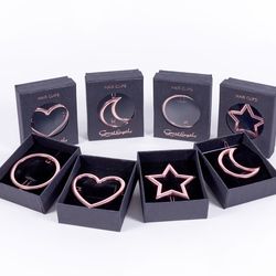 Great Lengths Haarspangen mit Herz, Sonne, Mond & Stern