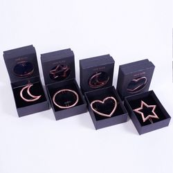 Great Lengths Haarspangen mit Herz, Sonne, Mond & Stern
